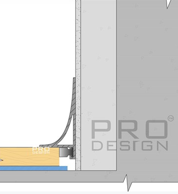 Плинтус Pro Design Corner L 584 любой цвет по RAL лучшая цена