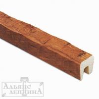 Декоративная балка Рустик (дуб светлый) 120*120*4000