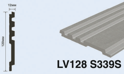 Декоративная панель из фитополимера HIWOOD LV128 S339S