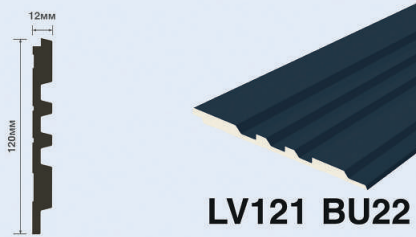 Декоративная панель из фитополимера HIWOOD LV121 BU22