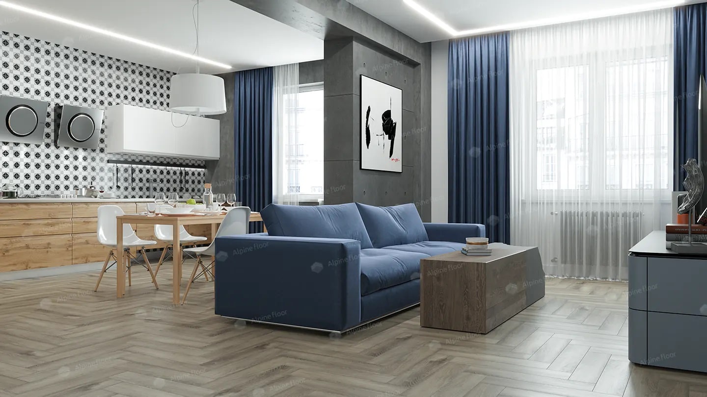 Ламинат SPC Alpine floor Parquet Light Дуб Исида ECO 13-15 в Красноярске