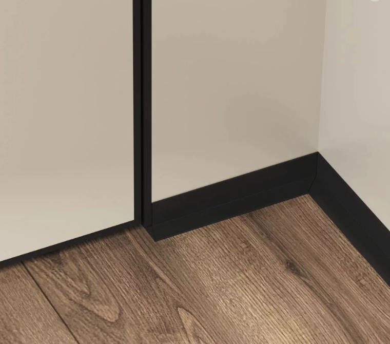 Микроплинтус для ламината рекомендован L формы