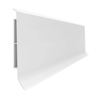 Высокий тонкий плинтус Vilo LINELA 401 БЕЛЫЙ RAL 9003