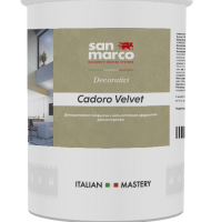 Декоративная краска вельвет San Marco Cadoro Velvet argento 1 л