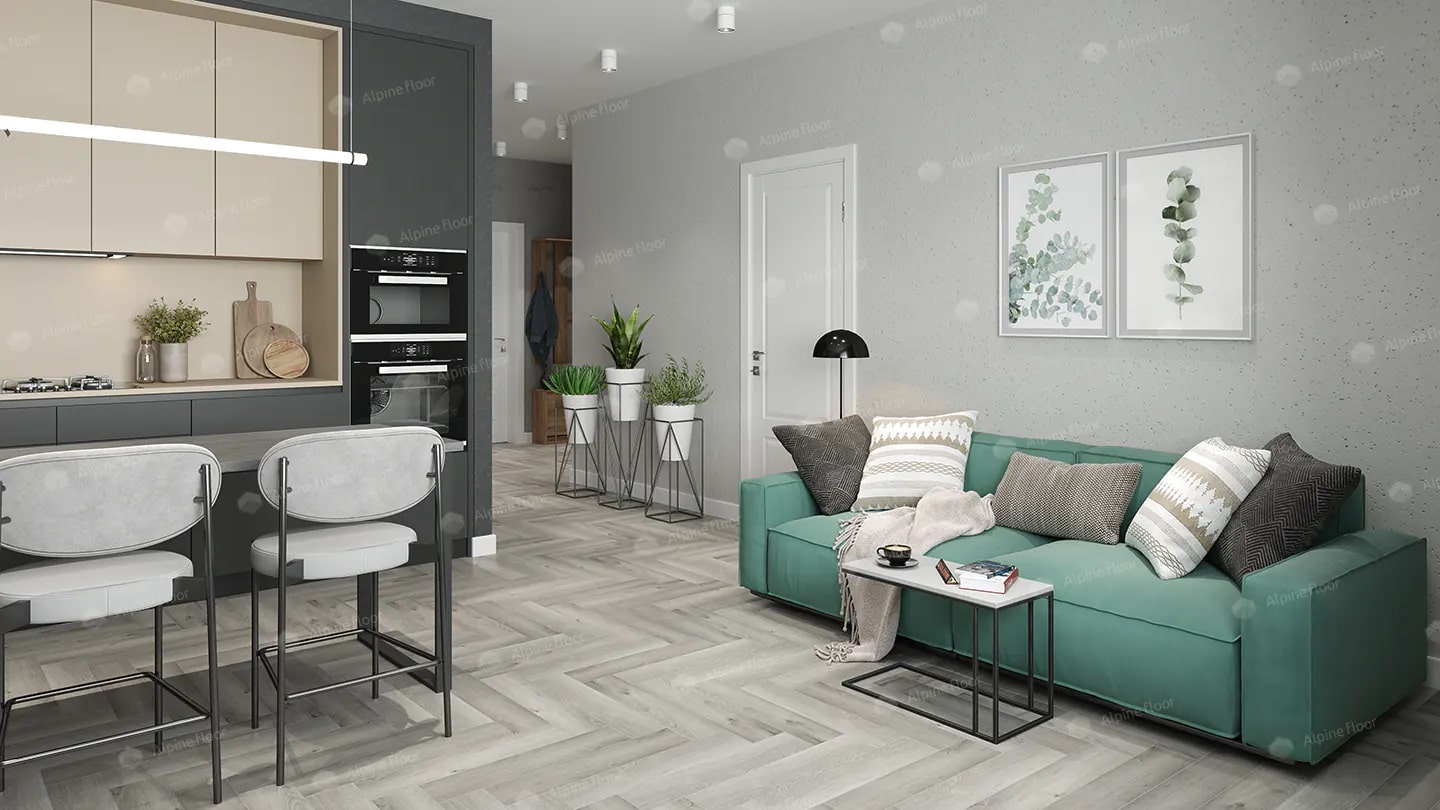 Ламинат SPC Alpine floor Parquet Light Дуб Лейтена ECO 13-18 в Красноярске