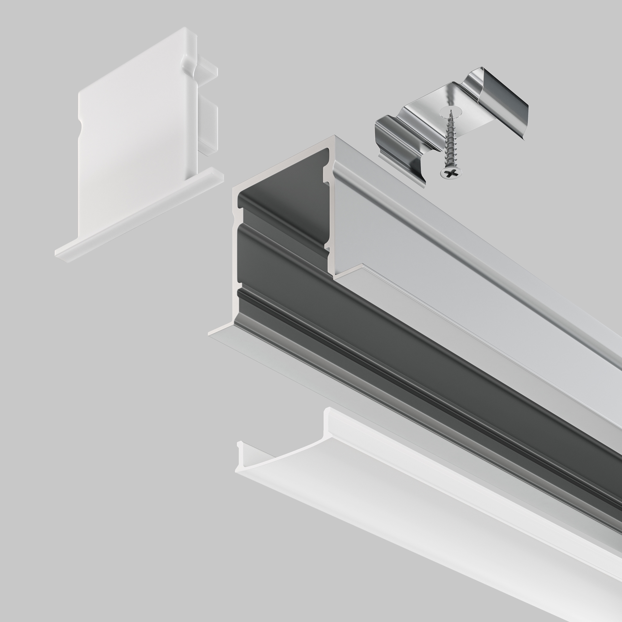 Профиль Led Strip ALM-2720-S-2M