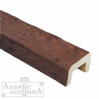 Декоративная балка Рустик (дуб темный) 200*130*3000