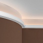 Лепнина ЕВРОПЛАСТ 1.50.226 карниз для скрытого освещения гибкий