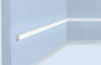 Молдинг HIWOOD совместимый с панелями MD12V1 Белый