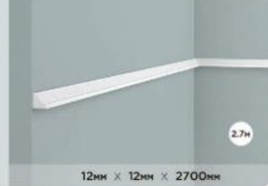 Молдинг HIWOOD совместимый с панелями D12V2 Белый