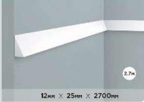 Молдинг HIWOOD совместимый с панелями TR25 Белый