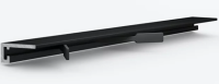 Микроплинтус Laconistiq MICRO 19 ARM черный анодированный цена