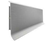 Высокий тонкий плинтус Vilo LINELA 411 SILVER СЕРЕБРО RAL 9023