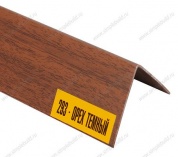 Уголок ПВХ Орех темный