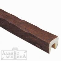 Декоративная балка Рустик (дуб темный) 120*120*3000