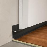 Теневой плинтус для пола с пяточкой BFM ProFILE 120-20 зазор 20 мм