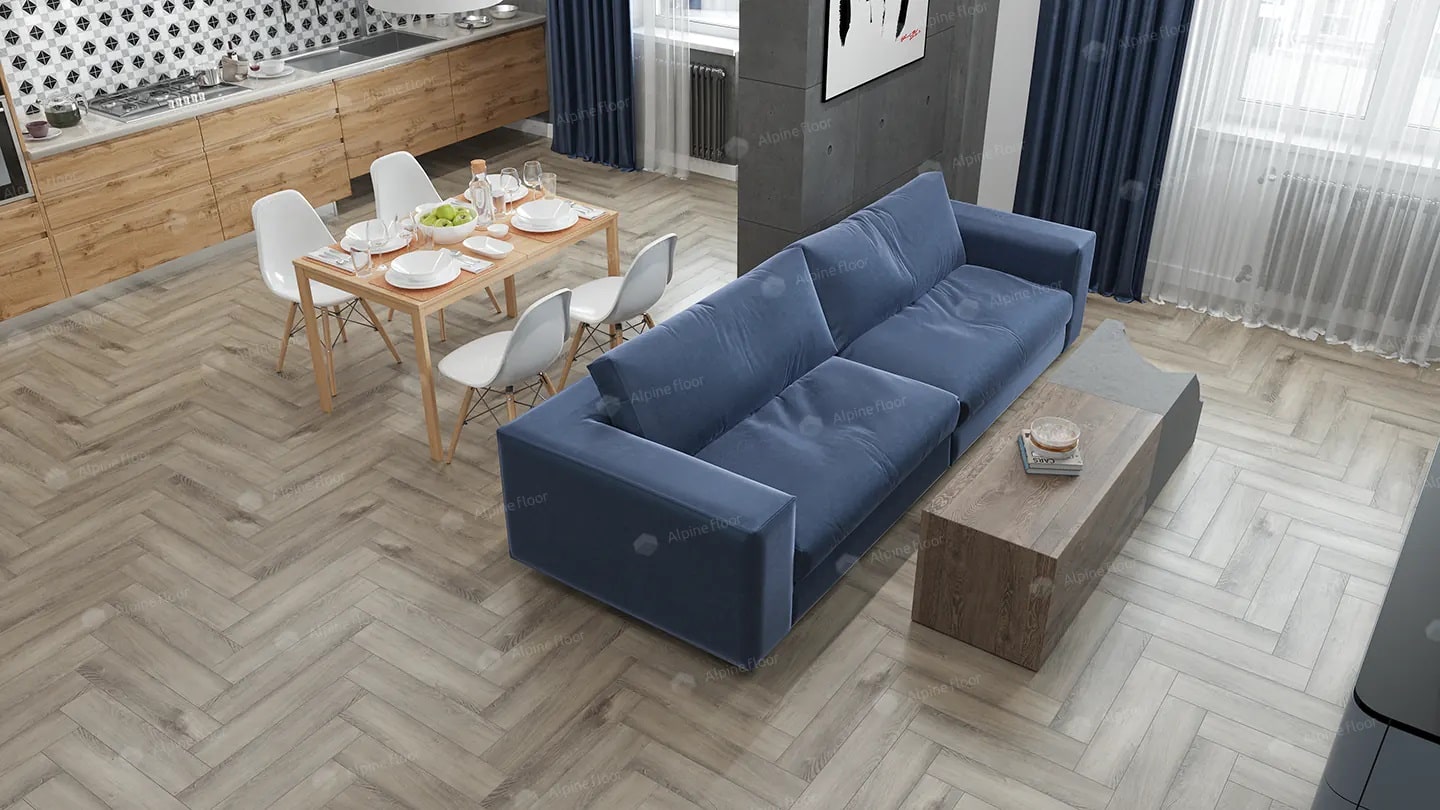 Ламинат SPC Alpine floor Parquet Light Дуб Исида ECO 13-15 в Красноярске