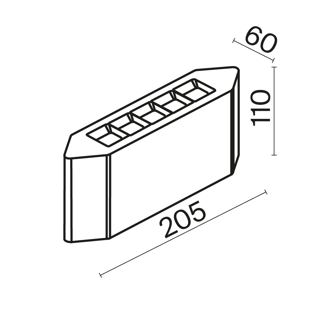 Архитектурная подсветка Outdoor O412WL-L5GF3K купить