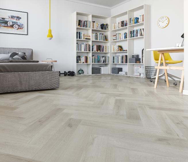 Fargo Parquet — инструкция по укладке кварцевого ламината елочкой