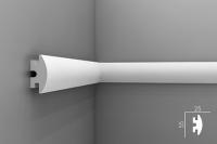 Молдинг Cosca MX010 экополимер 55х25 мм