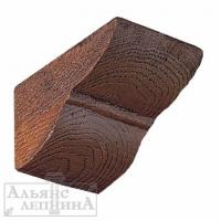 Консоль Рустик (дуб темный) под балки 120*120мм
