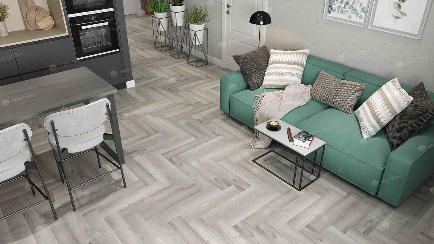 Ламинат SPC Alpine floor Parquet Light Дуб Лейтена ECO 13-18 в Красноярске