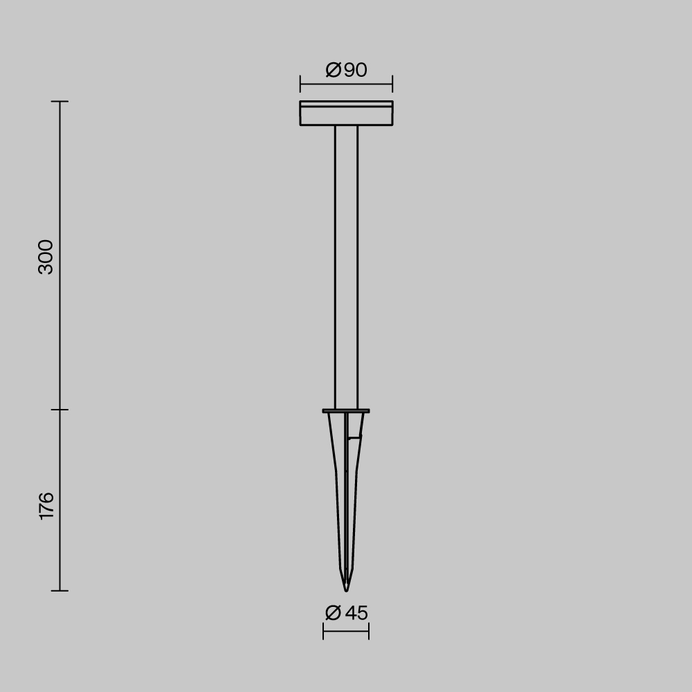 Ландшафтный светильник Outdoor O503FL-L4B3K купить