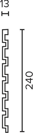 Цветная панель для стен Decor Dizayn 916-65SH