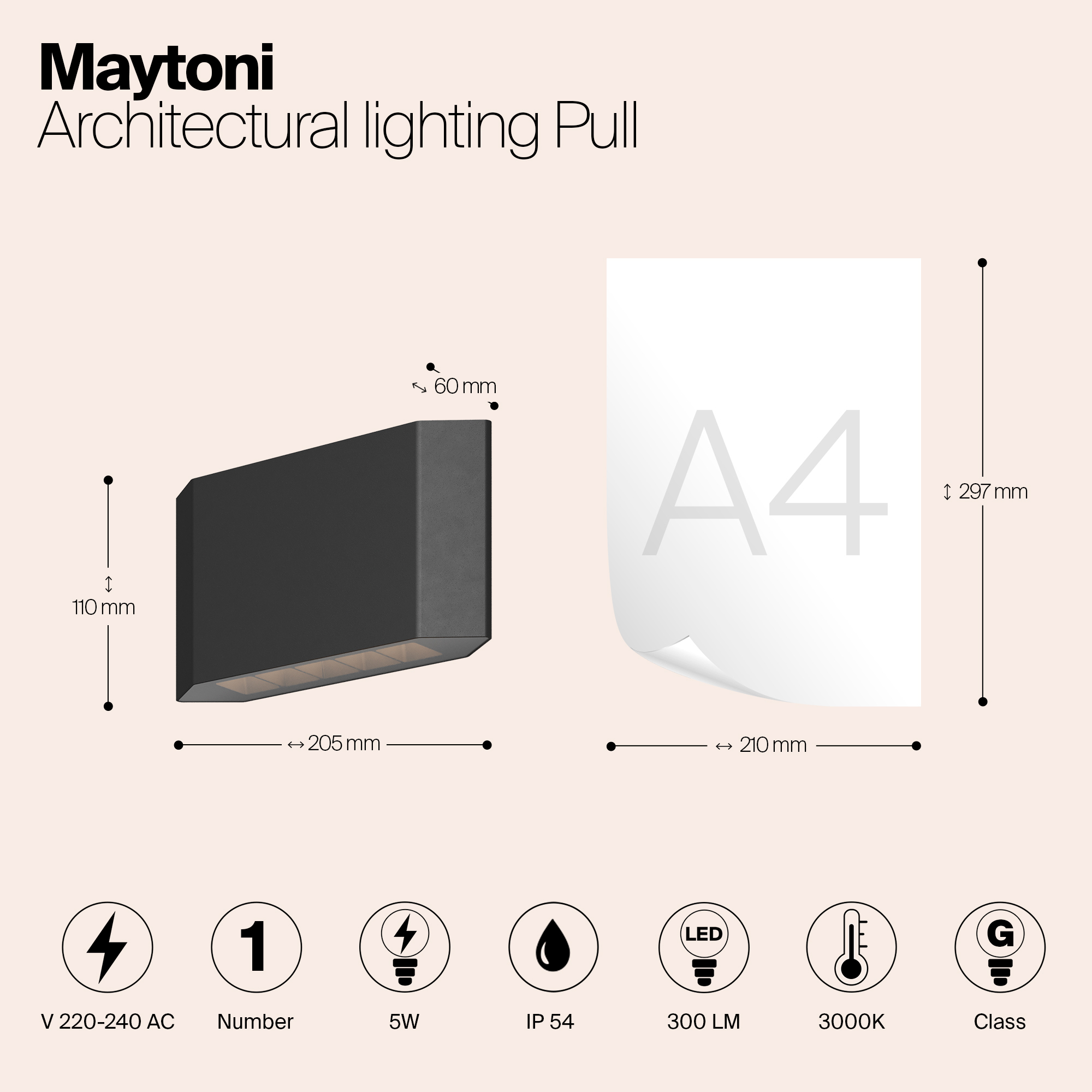Архитектурная подсветка Outdoor O412WL-L5GF3K купить