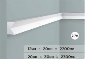 Молдинг HIWOOD совместимый с панелями TRV20 Белый