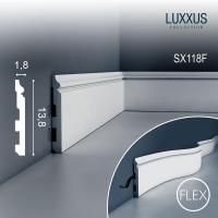 Плинтус напольный гибкий из полиуретана Orac Axxent SX118F