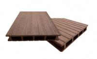 Террасная доска из ДПК EuroDeck Old Style Шоко