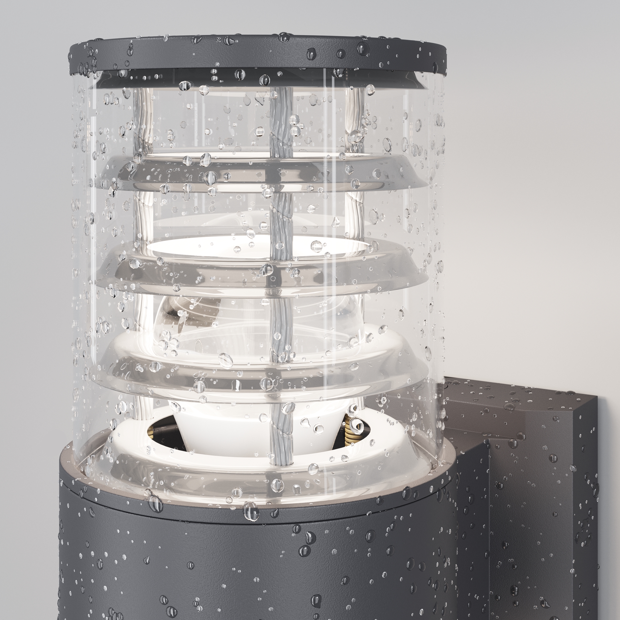 Уличный настенный светильник Outdoor O576WL-01GR купить