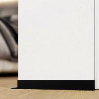 Микроплинтус BFM ProFILE L-образный черный муар 3 m  с пружинами