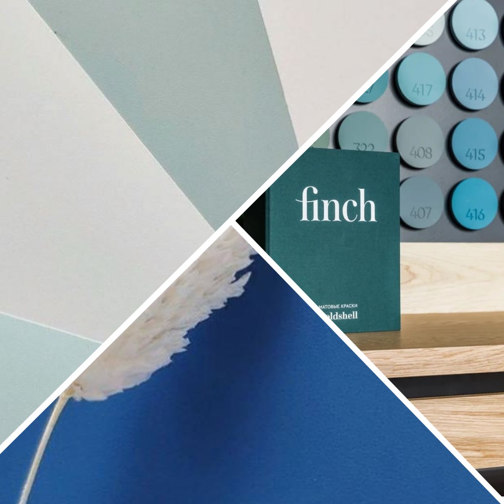 Оттенки синего Финч Оттенки синего краски Финч