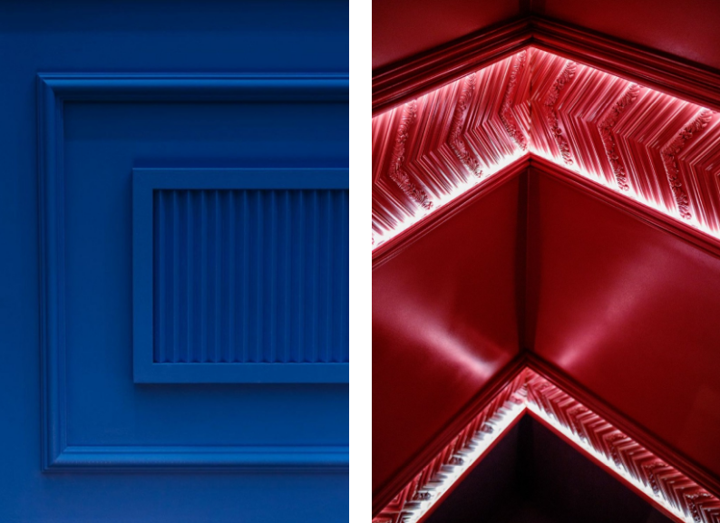 Цветные панели для стен в интерьере Цветные декоративные панели для стен